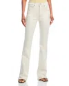 Veronica Beard Beverly High Rise Skinny Flare Jeans In Ecru In White