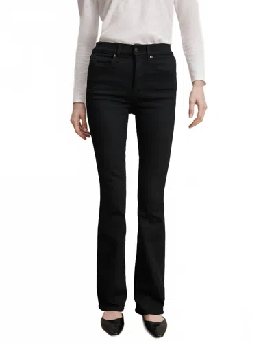 Veronica Beard Beverly High Rise Skinny Flare Jeans In Onyx In Black