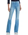 Veronica Beard Beverly Patch Pocket High Waist Skinny Flare Jeans In Seawater