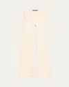 Veronica Beard Beverly High-rise Skinny Flare Jeans In Neutral