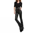 Veronica Beard Beverly Vegan Leather Skinny-flare Pant