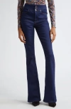 Veronica Beard Beverly Hoch Sitzende Schlagjeans In Washed Oxford