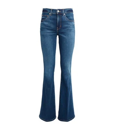 Veronica Beard Beverly High-rise Flared Jeans In Blue