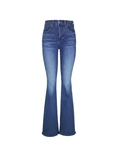 Veronica Beard Beverly Mid-rise Flared-leg Jeans In Blue