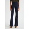Veronica Beard Beverly Off Duty High Rise Bootcut Jeans In Oxford In Gold