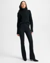 Veronica Beard Beverly Off-duty Skinny-flare Jean In Black