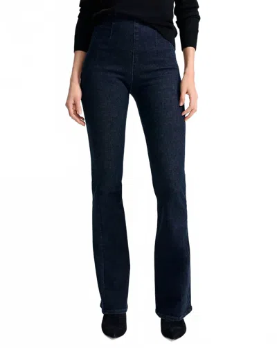 Veronica Beard Beverly Off-duty Skinny-flare Jean In Oxford In Blue