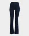 Veronica Beard Beverly Off Duty High Rise Bootcut Jeans In Oxford In Blue