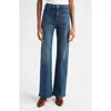 Veronica Beard Beverly Patch Pocket High Waist Skinny Flare Jeans