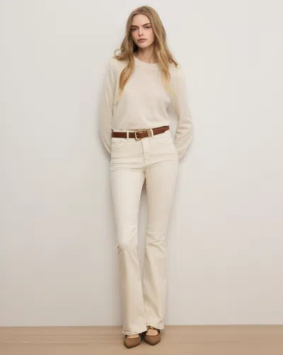 Veronica Beard Beverly Skinny-flare Jean In Neutral