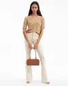 Veronica Beard Beverly Skinny-flare Jean In White