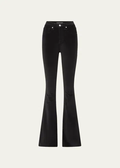 Veronica Beard Beverly Skinny Flare Jeans In Black