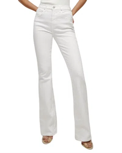 Veronica Beard Beverly Skinny Flare Jeans In White
