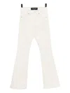 Veronica Beard Beverly Skinny-flared Jeans In White