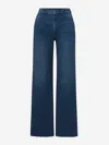 Veronica Beard Taylor Slant-pocket Wide-leg Jean In Northern Lights In Blue