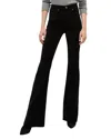 Veronica Beard Sheridan Cotton-blend Velvet Flared Pants In Black