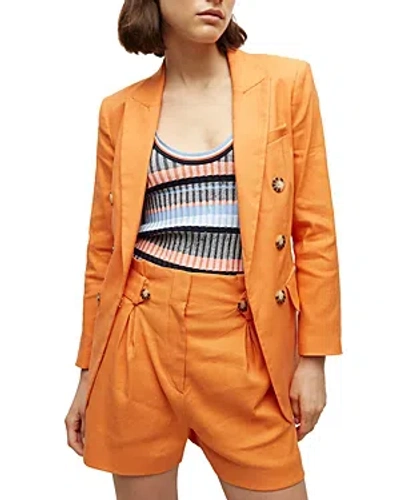 Veronica Beard Bexley Dickey Jacket In Orange