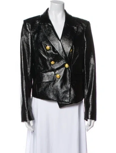 Pre-owned Veronica Beard Biker Jacket In Black