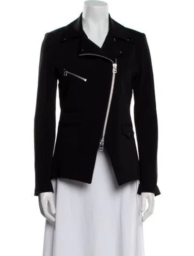 Pre-owned Veronica Beard Biker Jacket In Black
