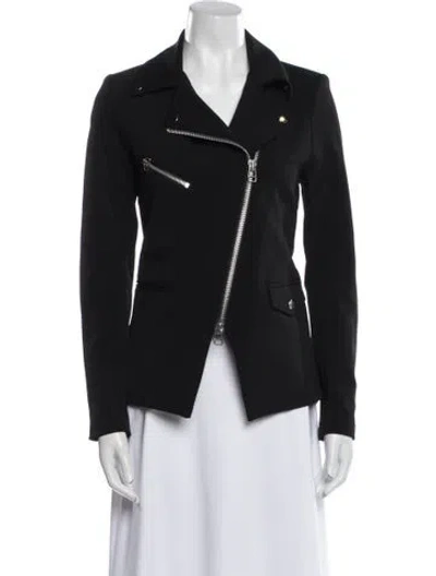 Pre-owned Veronica Beard Biker Jacket In Black