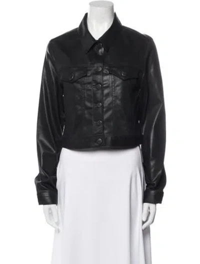 Pre-owned Veronica Beard Biker Jacket In Black