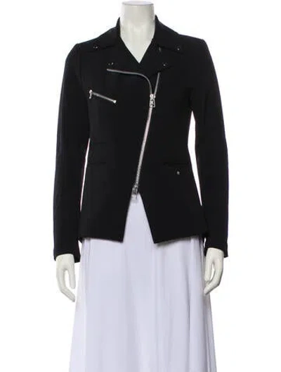 Pre-owned Veronica Beard Biker Jacket In Black