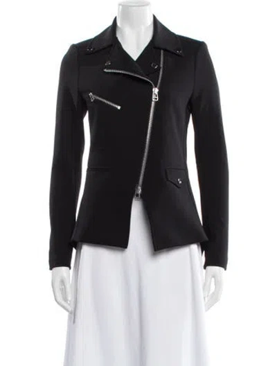 Pre-owned Veronica Beard Biker Jacket In Black