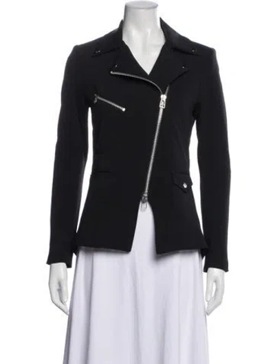 Pre-owned Veronica Beard Biker Jacket In Black