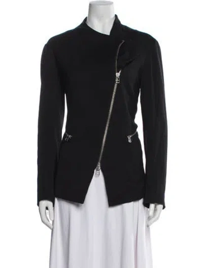 Pre-owned Veronica Beard Biker Jacket In Black