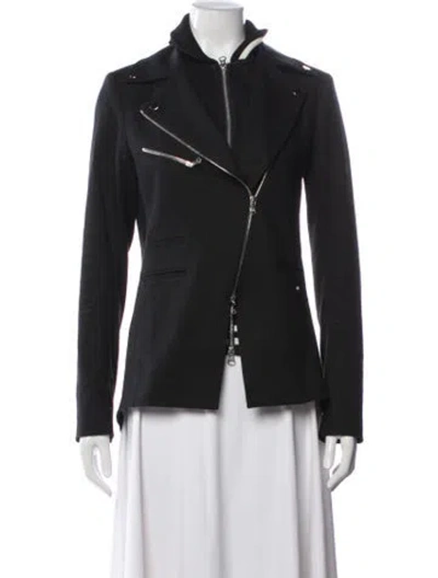 Pre-owned Veronica Beard Biker Jacket In Black