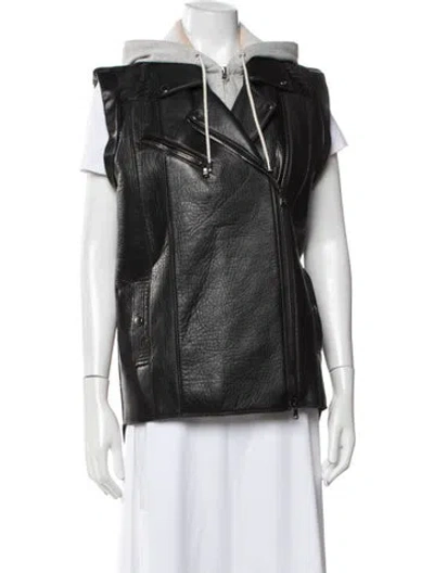 Pre-owned Veronica Beard Biker Jacket In Black
