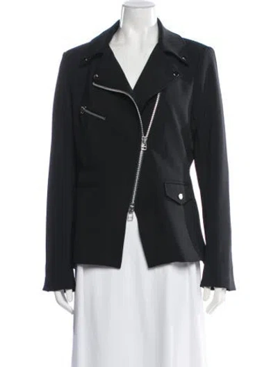 Pre-owned Veronica Beard Biker Jacket In Black