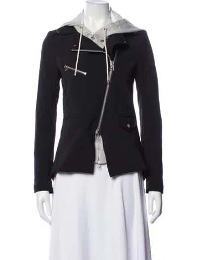 Pre-owned Veronica Beard Biker Jacket In Blue
