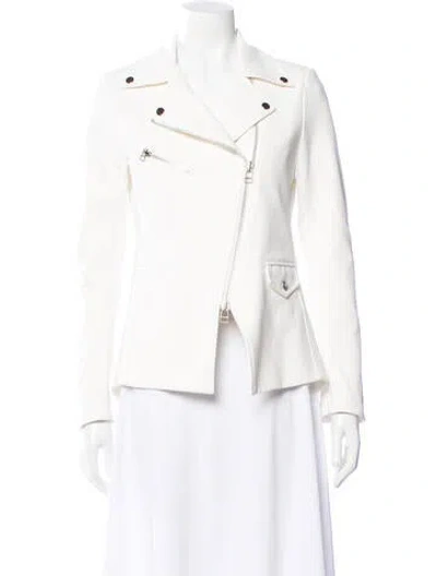 Pre-owned Veronica Beard Biker Jacket In Neutral