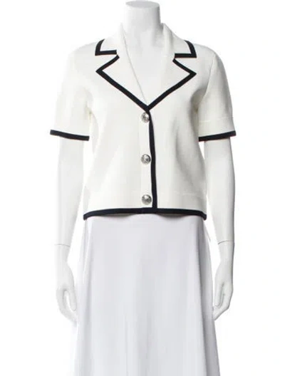 Pre-owned Veronica Beard Biker Jacket W/ Tags In White