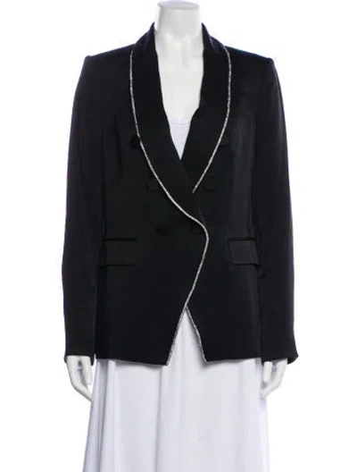 Pre-owned Veronica Beard Blazer In Black