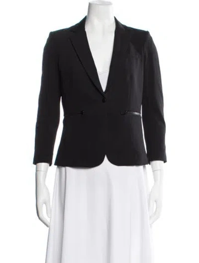 Pre-owned Veronica Beard Blazer In Black