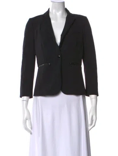 Pre-owned Veronica Beard Blazer In Black