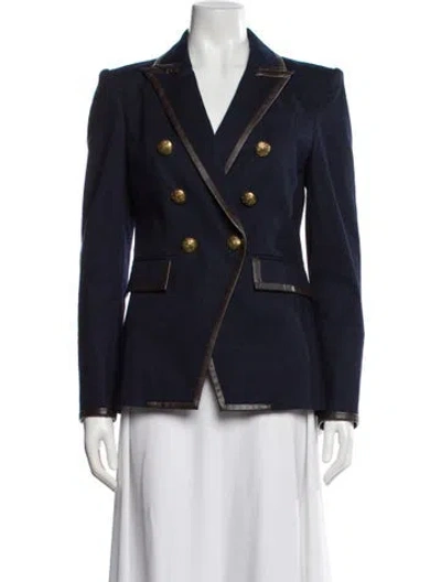 Pre-owned Veronica Beard Blazer In Blue