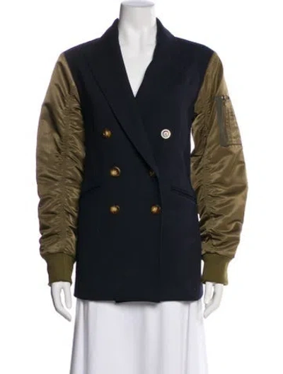 Pre-owned Veronica Beard Blazer In Blue