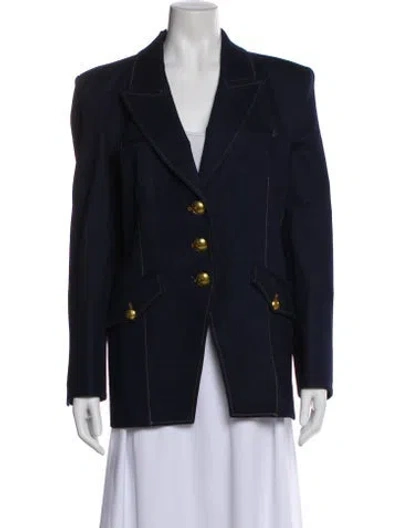 Pre-owned Veronica Beard Blazer In Blue