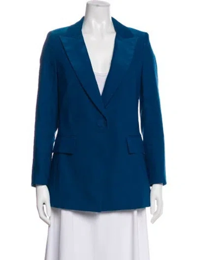 Pre-owned Veronica Beard Blazer In Blue