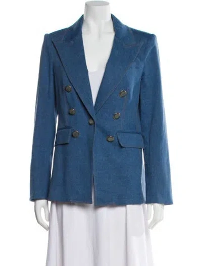 Pre-owned Veronica Beard Blazer In Blue