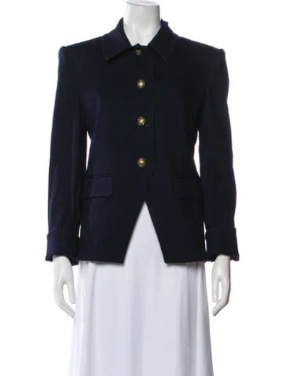 Pre-owned Veronica Beard Blazer In Blue