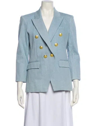 Pre-owned Veronica Beard Blazer In Blue