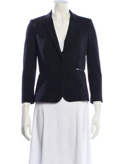 Pre-owned Veronica Beard Blazer In Blue