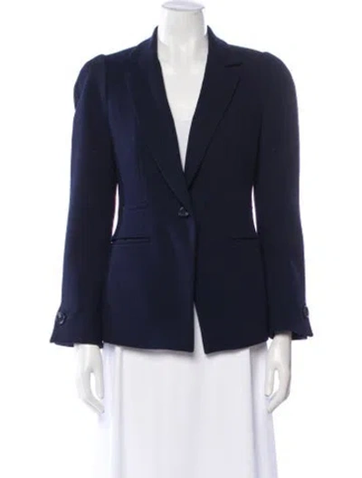Pre-owned Veronica Beard Blazer In Blue