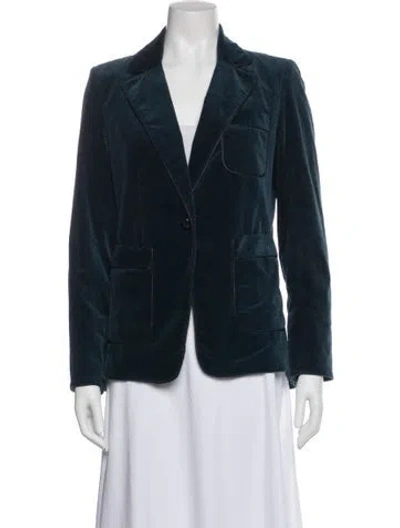 Pre-owned Veronica Beard Blazer In Blue