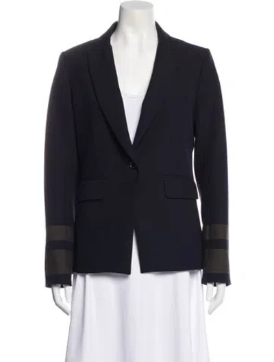 Pre-owned Veronica Beard Blazer In Blue