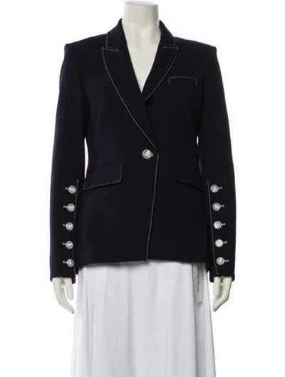 Pre-owned Veronica Beard Blazer In Blue